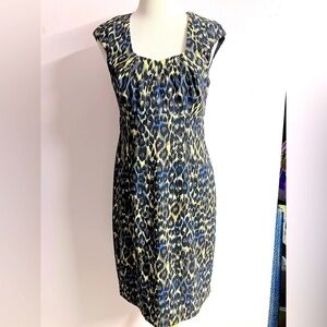 Women’s Bodycon Dress, Size 12, Sleeveless, Animal Print, Connected Apparel